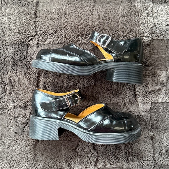 Vtg Dr Martens Patent Leather Mary Janes - Picture 2 of 11